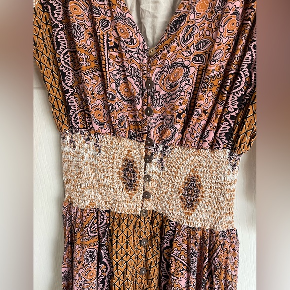 Bohemian style Free People maxi dress - Picture 2 of 4